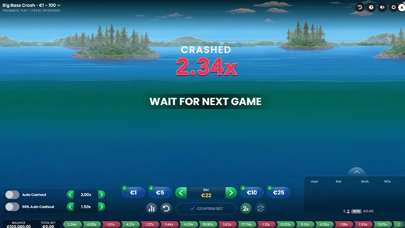 Big Bass Crash